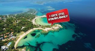 Otobüslü Halkidiki Thassos Selanik Masalı Kavala Turu